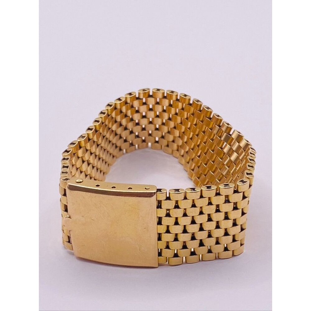 Tiffany & Co 14K Watch Band Style Bracelet 5.75" 19MM Wide 585